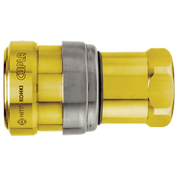 ZEL2SBRASSFKM 546-9087 ゼロスピルカプラ 真ちゅう製 ふっ素ゴムFKM(X-100)(42807)