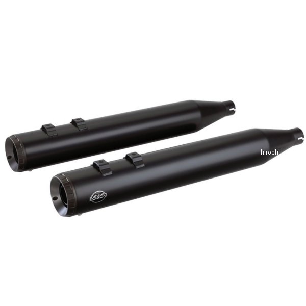 スリップオンマフラー グランドナショナル 4インチ 95年-16年 ツーリング 黒