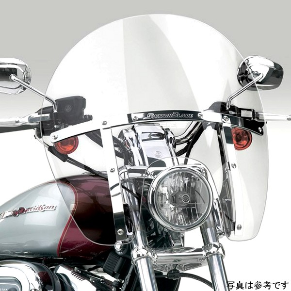 ウインドシールド スイッチブレード チョップド FXソフテイル クリア