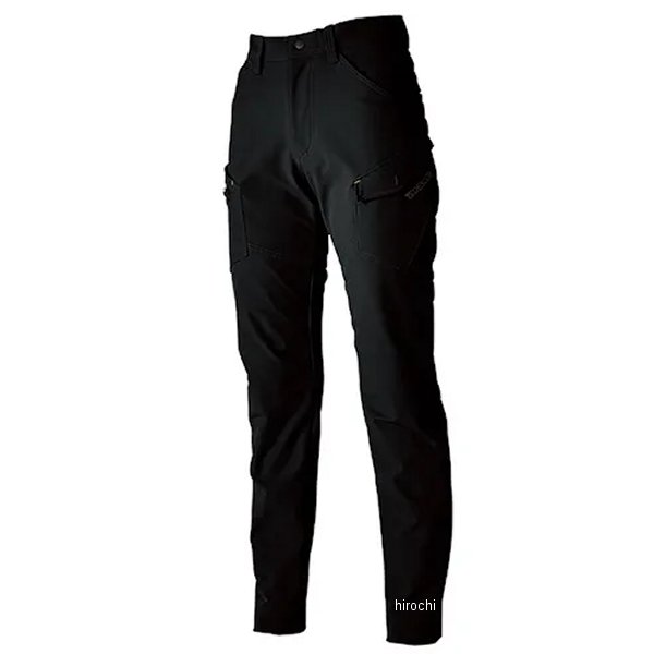 TSエコダブルライトクロスレディースカーゴパンツ 黒