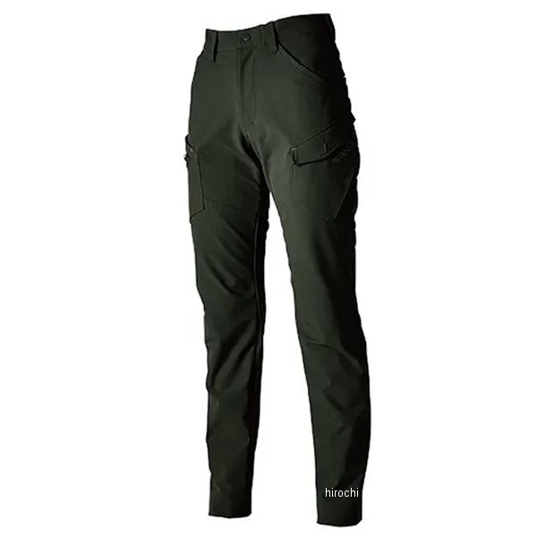 TSエコダブルライトクロスレディースカーゴパンツ カーキグリーン