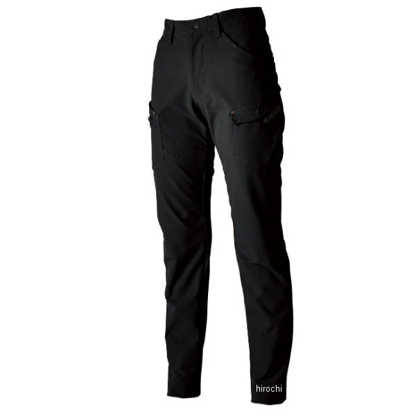 TS 4D エコダブルクロスレディースカーゴパンツ 黒