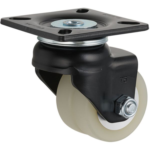 GAPHD75ASFHUD 570-9238  AGVキャスター75径双輪ウレタン車自在