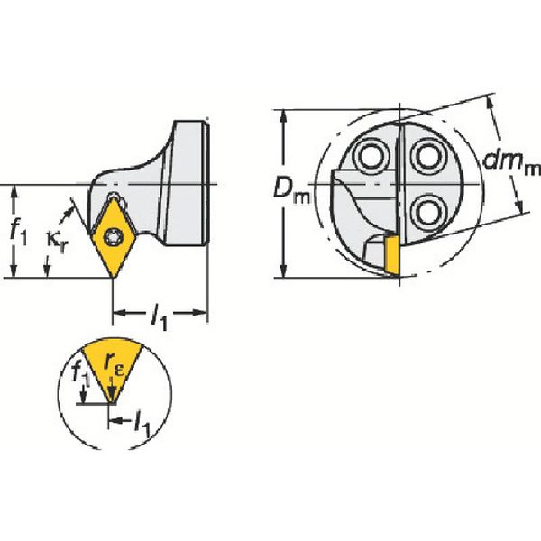 コロターンＳＬ　コロターン１１１用カッティングヘッド