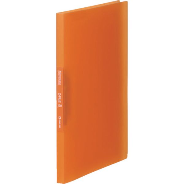 134-4109  シンプリ-ズZファイル(透明) オレンジ