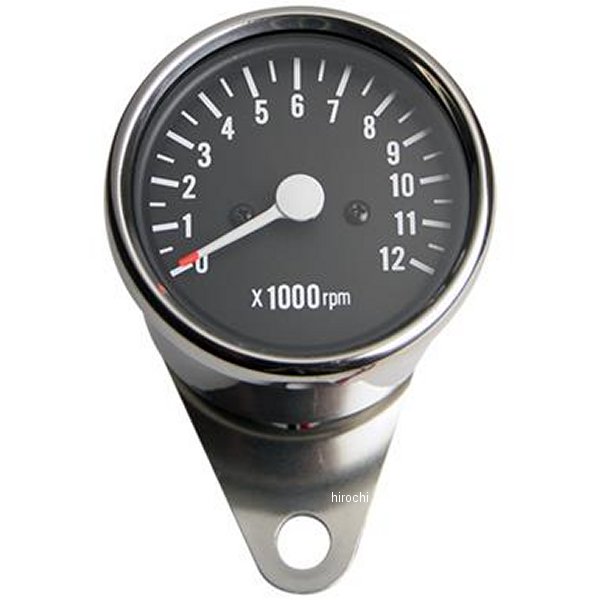 機械式タコメーター φ60mm 黒パネル