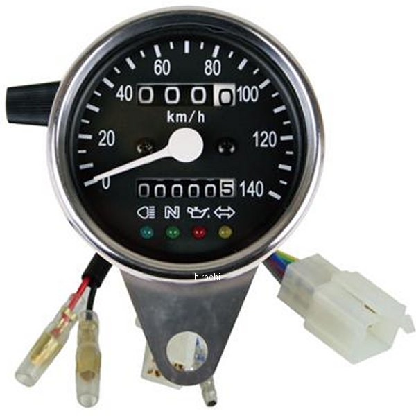 60φインジゲータ内蔵スピードメーターキット トリップ付き・LED照明 93年-02年 SR500、SR400
