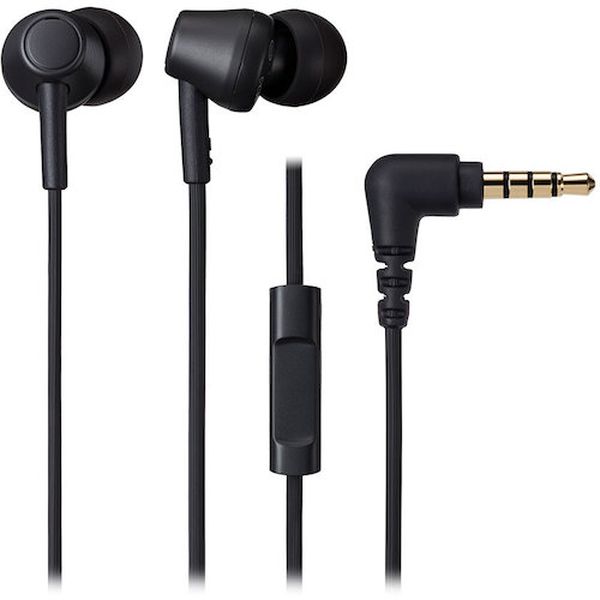 ATHCK350XISBK 582-3683  マイク付きイヤホン