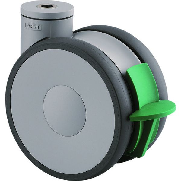 高性能旋回双輪キャスターLINEA(ウレタン車輪)