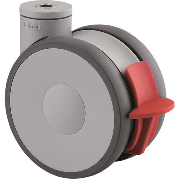 高性能旋回双輪キャスターLINEA(ウレタン車輪)