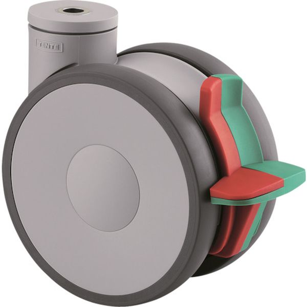 高性能旋回双輪キャスターLINEA(ウレタン車輪)