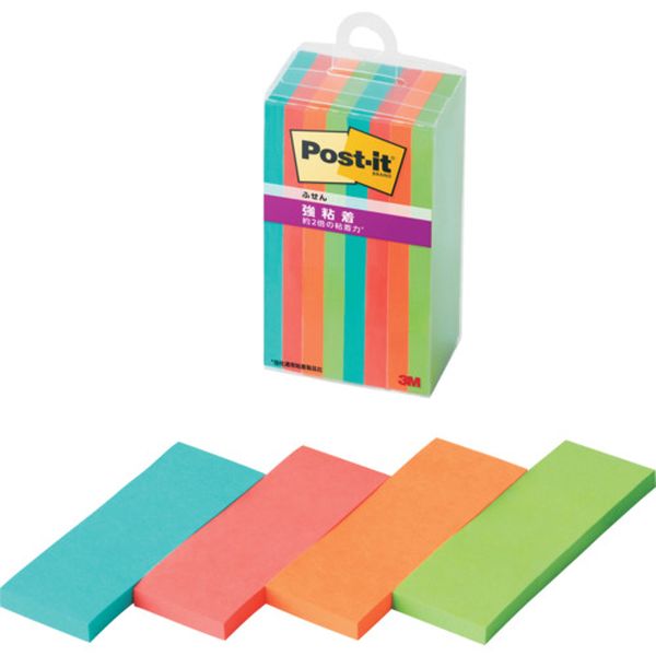 500SSMC1N 607-2402  ポスト・イット 強粘着ふせん マルチカラー1