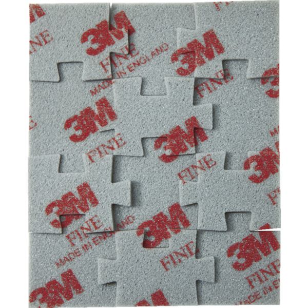 5082JIG  ジグソーパズル型スポンジ研磨材 ファイン ＃240～320相当 10枚入り