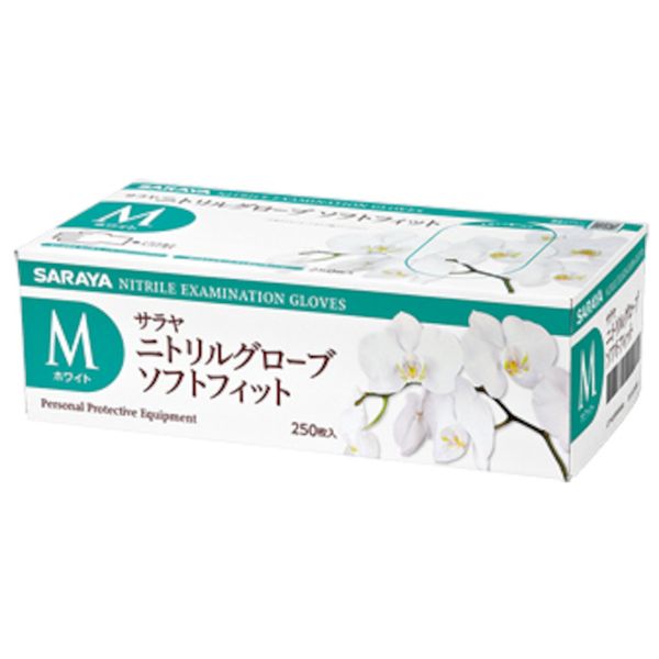 578-7390  ニトリルグローブSF250枚ホワイトM
