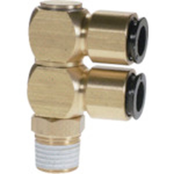 602S2 808-3712  チューブ継手 フジ ダブルバンジョー(金属) 6mm R1/4