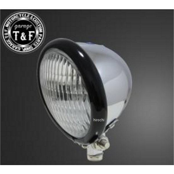 4.5インチベーツライト ブラック/メッキ/クリアーレンズ+ステーB ドラッグスター1100クラシック