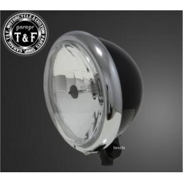 5.75インチベーツライト メッキ/ブラック/クリアーレンズ+ステーH マグナ50