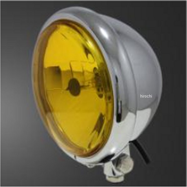 5.75インチベーツライト オールメッキ/イエローレンズ+ステーA ドラッグスター250