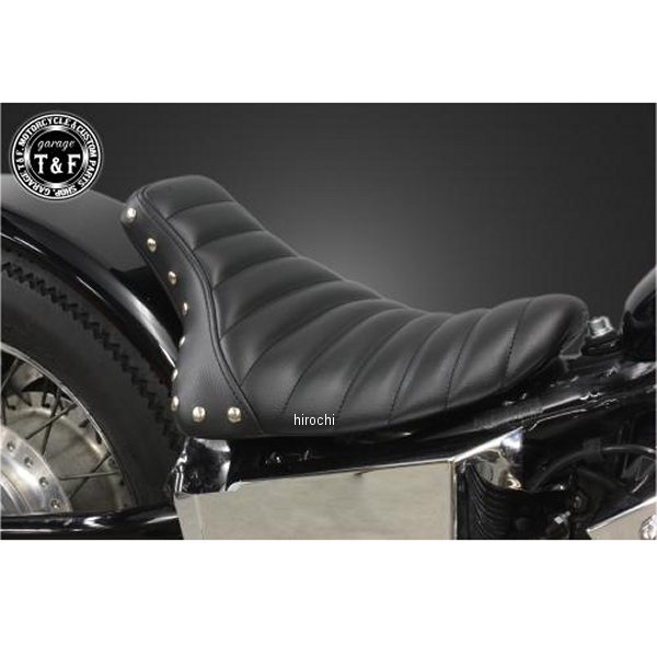 シングルシート フラットフェンダー専用 スタッド付き スティード400 (タックロール)ブラック