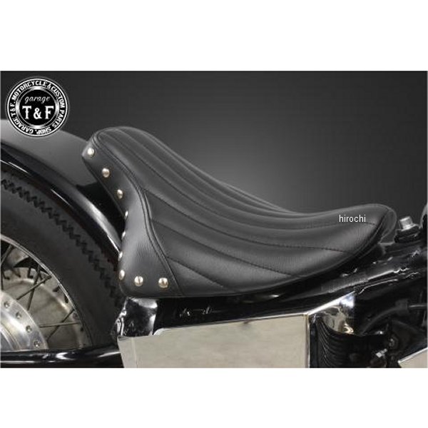 シングルシート フラットフェンダー専用 スタッド付き スティード400 (バーチカル)ブラック