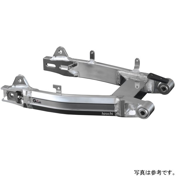 スイングアーム トリプルスクエア スタビ付き ベアリング仕様 ノーマル長 モンキー125 バフ仕上げ