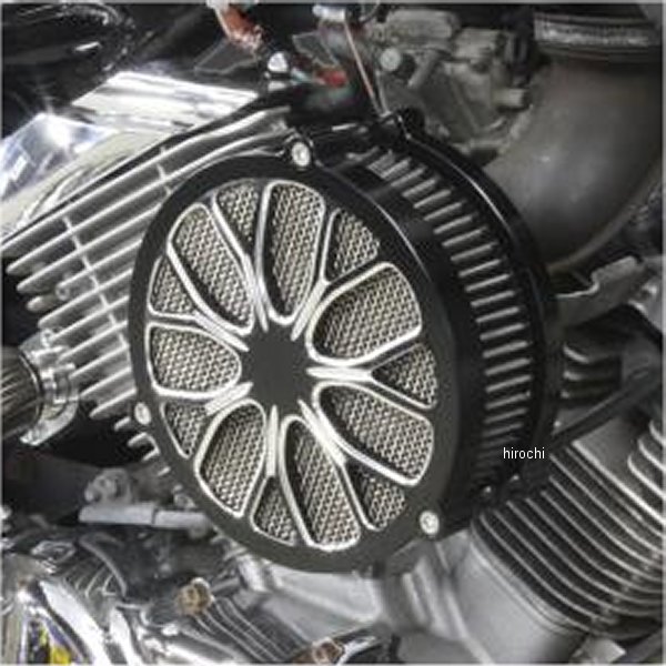 ラグジュアリーエアクリーナーキット フラワー ドラッグスター250 コントラスト