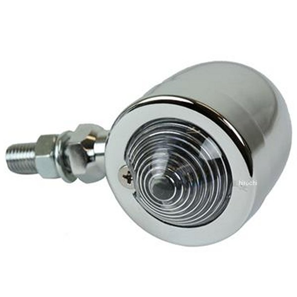 スモールバレットウインカー クローム/クリアレンズ