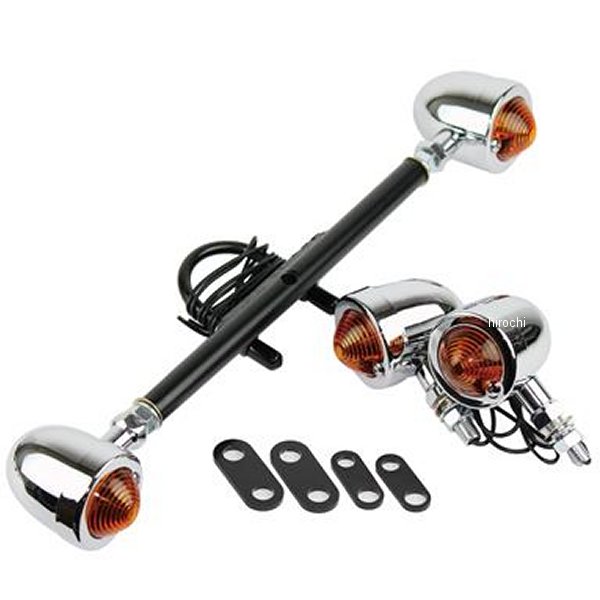 ダウンマウントウインカーキット ロング スモールバレットCP SR500、SR400