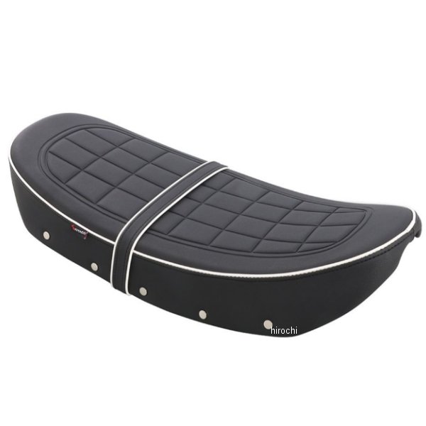 カスタムシート ホワイトパイピング ダックス125