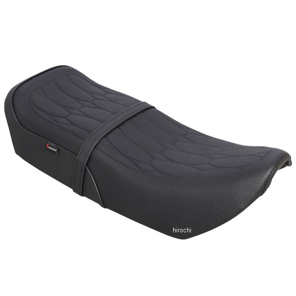 KITACO カスタムシート タイプ2 ブラックパイピング DAX125