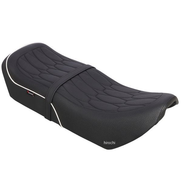 KITACO カスタムシート タイプ2 ホワイトパイピング DAX125