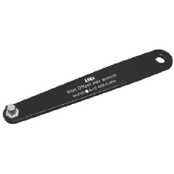 スリムオフセット六角レンチH4×10