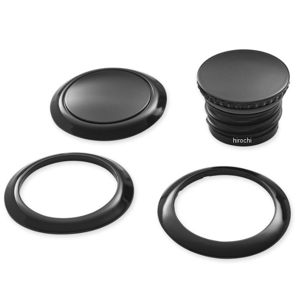 フュエルキャップ フラッシュマウント 18年以降 FL/FX グロスブラック(左右ペア) 61100132