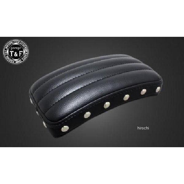 スタッド付きアンティークピリオンシート バーチカル ブラック