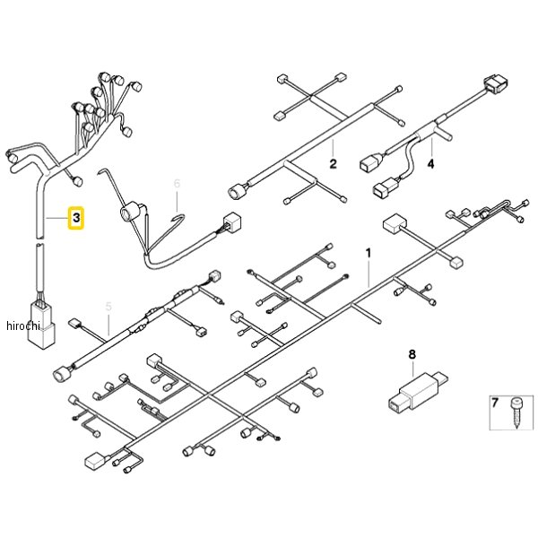 メーターパネルハーネス 61127712259