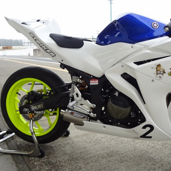 フルエキゾースト RC 2-1 STD 真円φ100/270 タイプ2 レース用 15年以降 YZF-R25 チタン素地