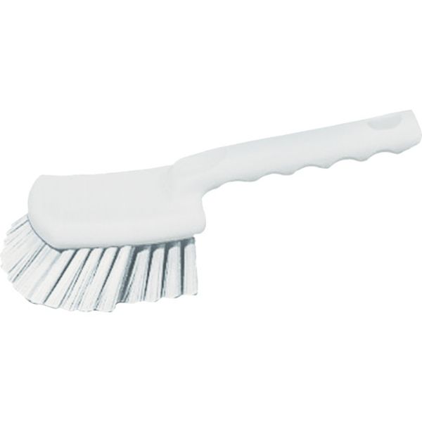 バーキュート 短柄ハンドブラシ 白色 (1個) BY1146W PET0.4