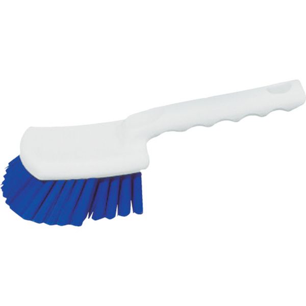 バーキュート 短柄ハンドブラシ 青色 (1個) BY1146B PET0.4