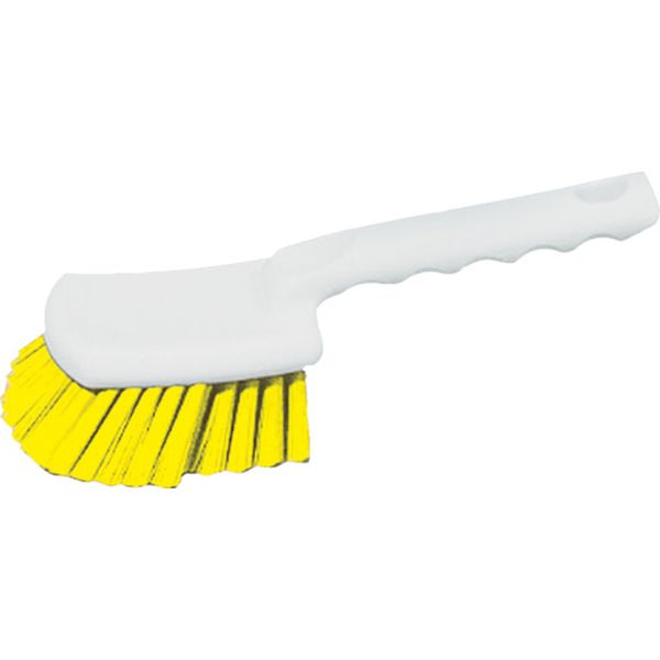 バーキュート 短柄ハンドブラシ 黄色 (1個) BY1146Y PET0.4
