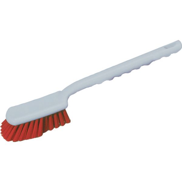 バーキュート 長柄ハンドブラシ 赤色 (1個) BY1166R PET0.4