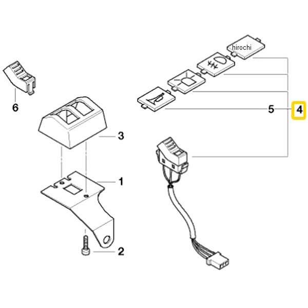音質調整スイッチ 61312316927