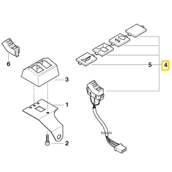 音質調整スイッチ 61317684446