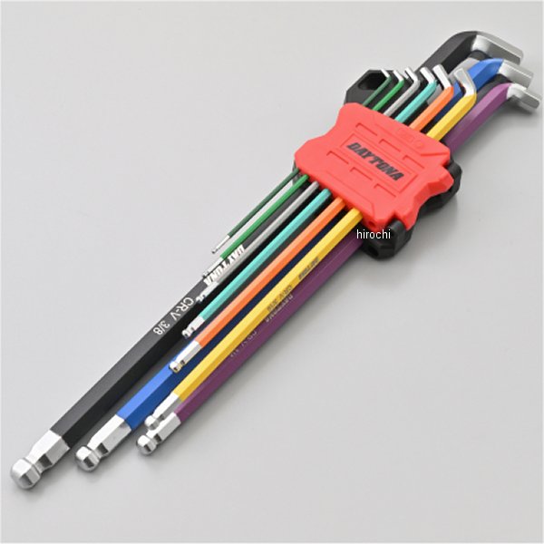 DAYTONA  マルチカラーショート六角レンチ 9PC インチ