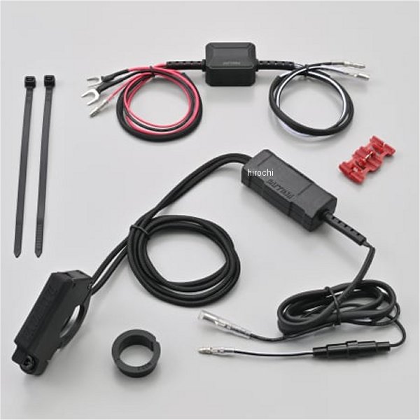 DAYTONA  バイク専用電源 スレンダーUSB Type-C+Type-C（PD3.0/PD3.0）