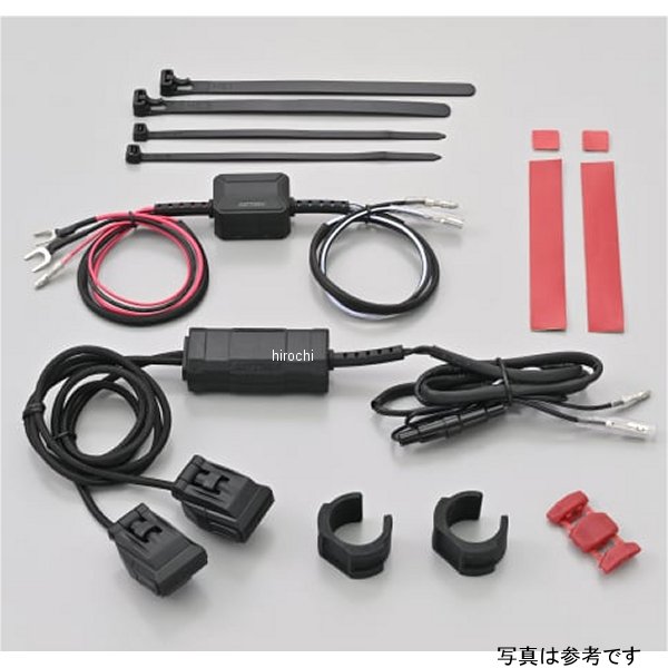 DAYTONA  バイク専用USB電源 Type-A+Type-A（QC3.0/QC3.0）