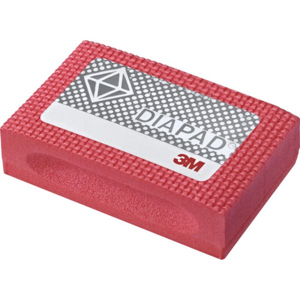 6200JSM1874  フレキシブルダイヤモンドハンドラップスS ＃200 55X90mm 赤