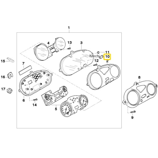 調整スイッチ 62117650274