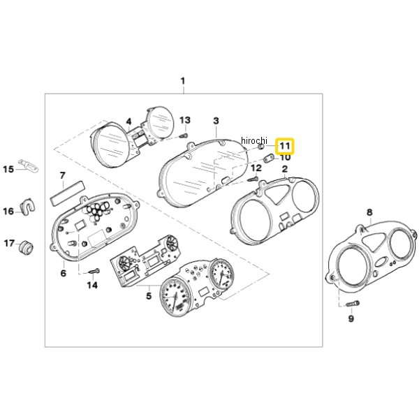 トリップメーターリセッター 62117650275