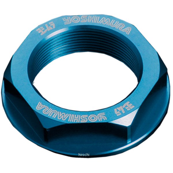 ジャパン ステアリングステムナット M28xP1.0 青