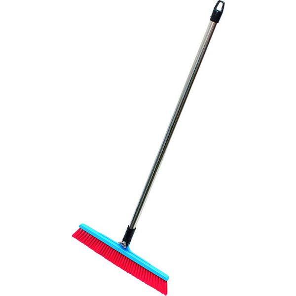 バーキュートプラス 衛生管理用ほうき 短柄タイプ ハード赤5 BCP30-40SUS-THR 5P